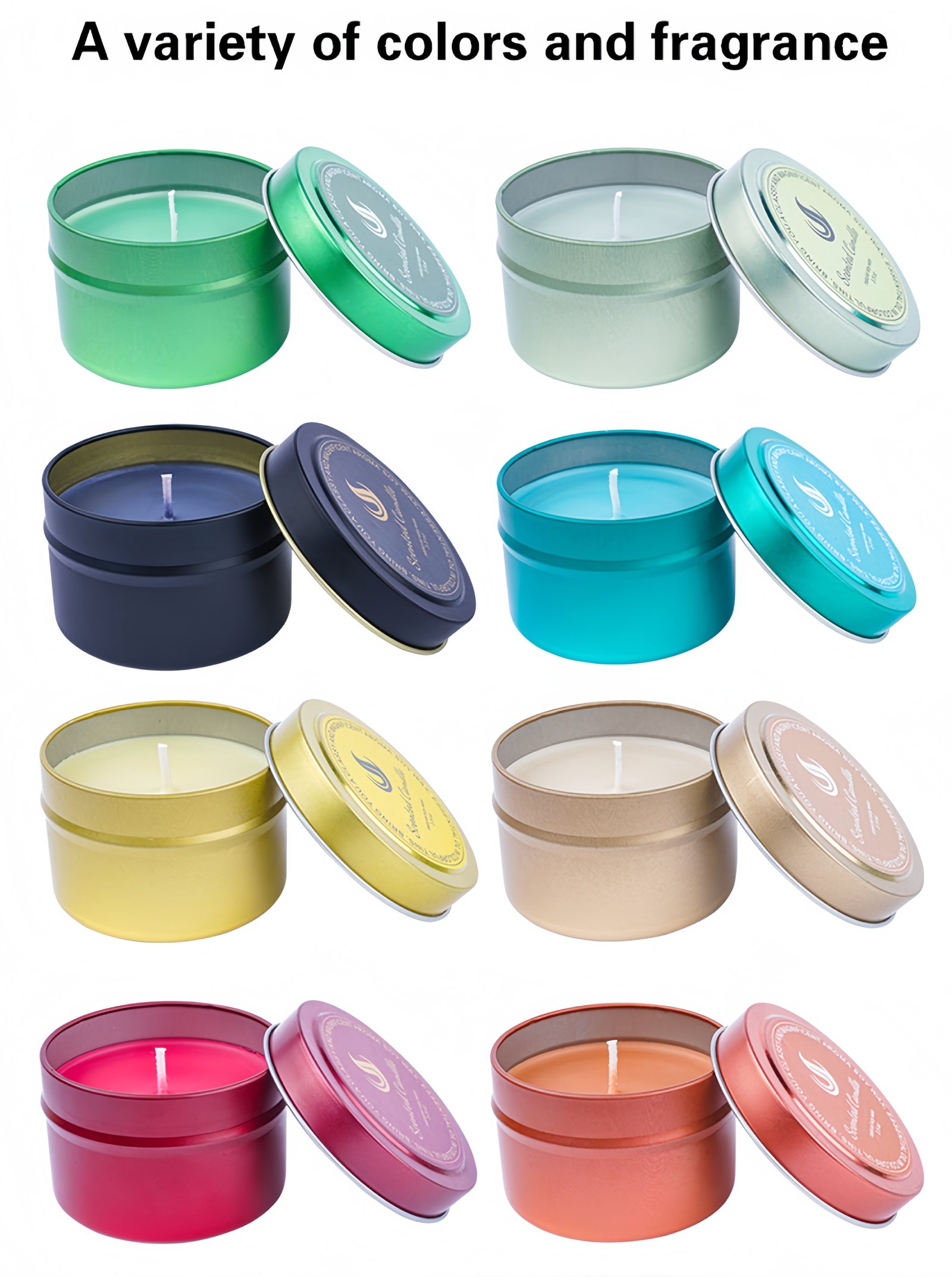 Atmospheric scented candle Product multi-angle display images