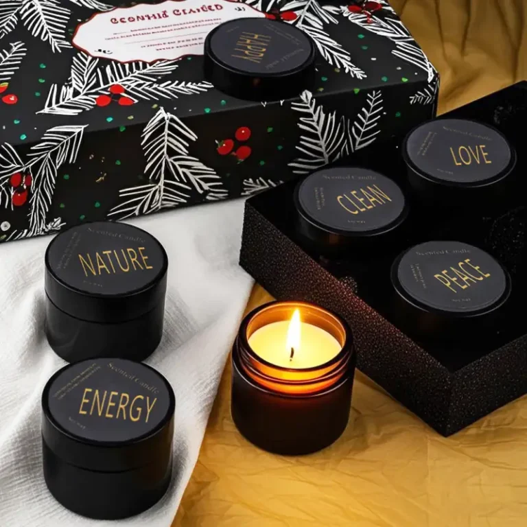 Gift box set scented candle