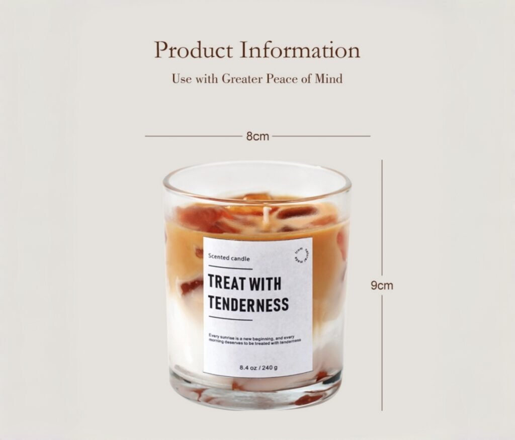 Creative scented candle Product multi-angle display images