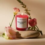 Soy wax natural scented candle