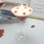 Coffee scented candle