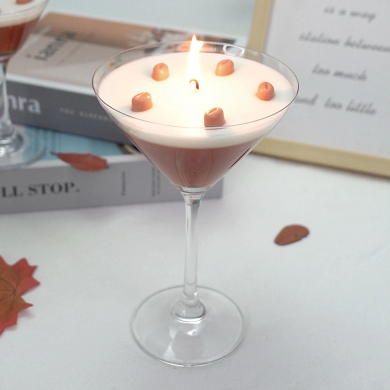 Coffee scented candle