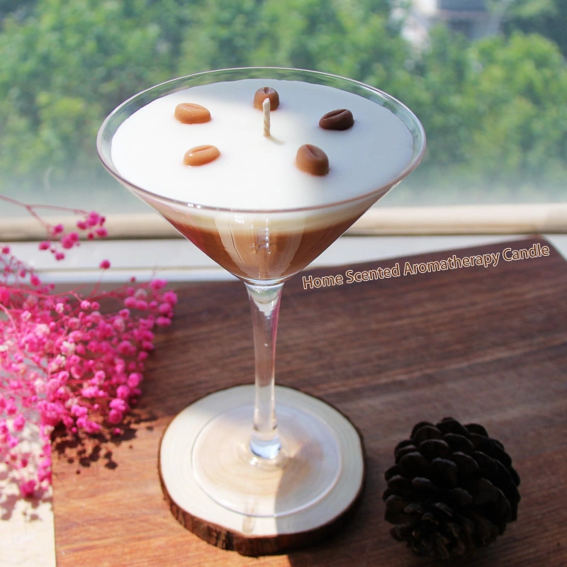 Coffee scented candle