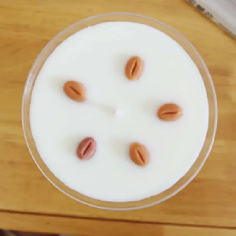Coffee scented candle