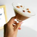 Coffee scented candle