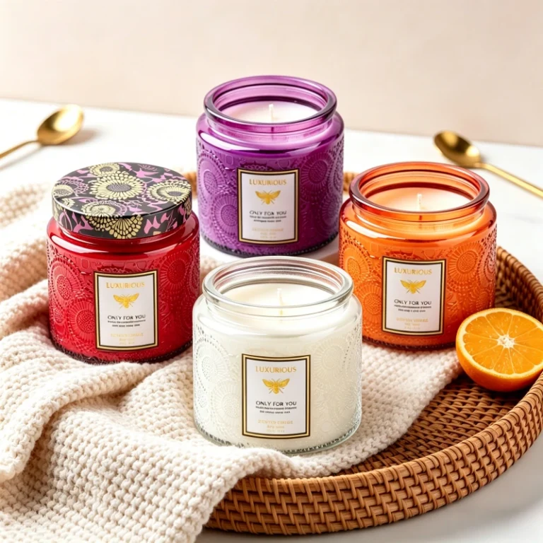 Handmade scented candle