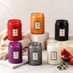 Extra-large capacity 400ml exquisitely carved cup pure natural soy scented candle, home fragrance