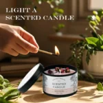 Fresh scented candle