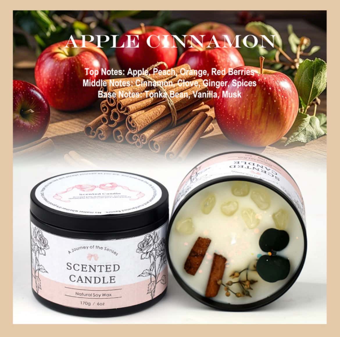 Fresh scented candle Optional fragrance types