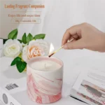 Natural soy wax scented candle