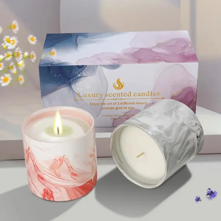 Natural soy wax scented candle