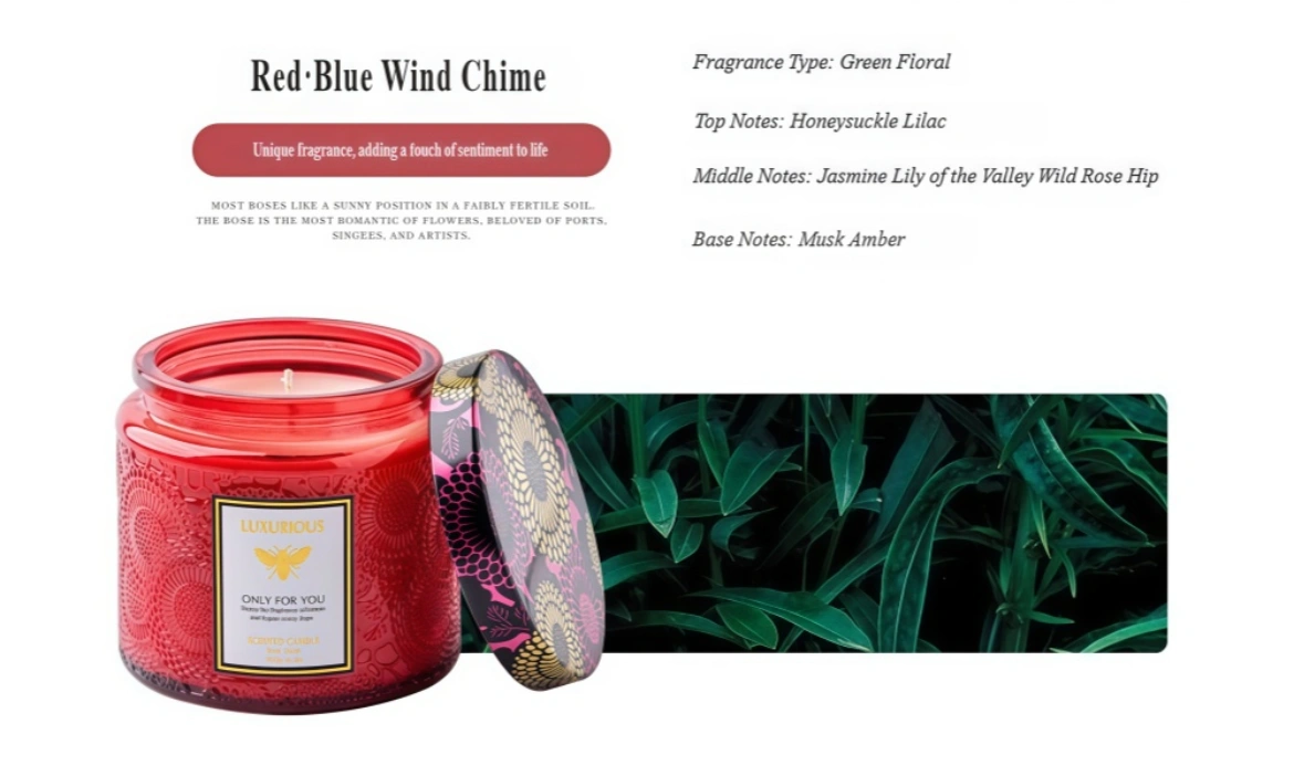 Handmade scented candle Optional fragrance types