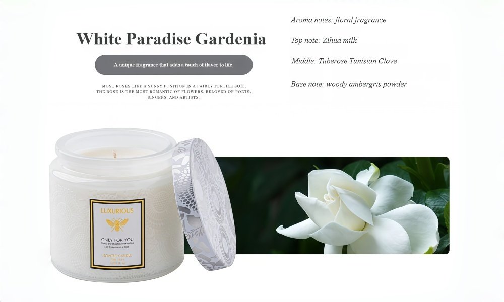 Handmade scented candle Optional fragrance types