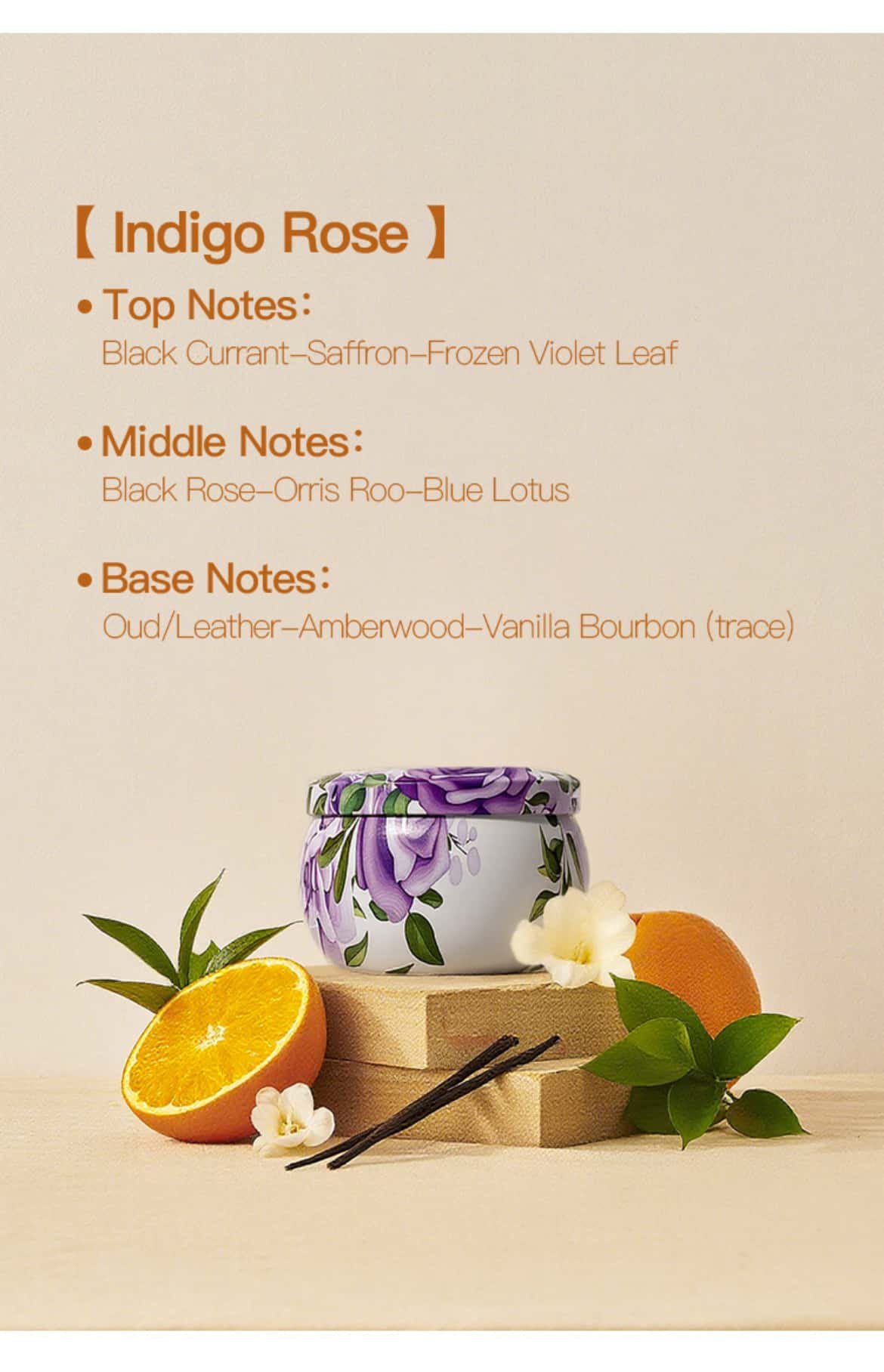 Hand-poured scented candle Product multi-angle display images