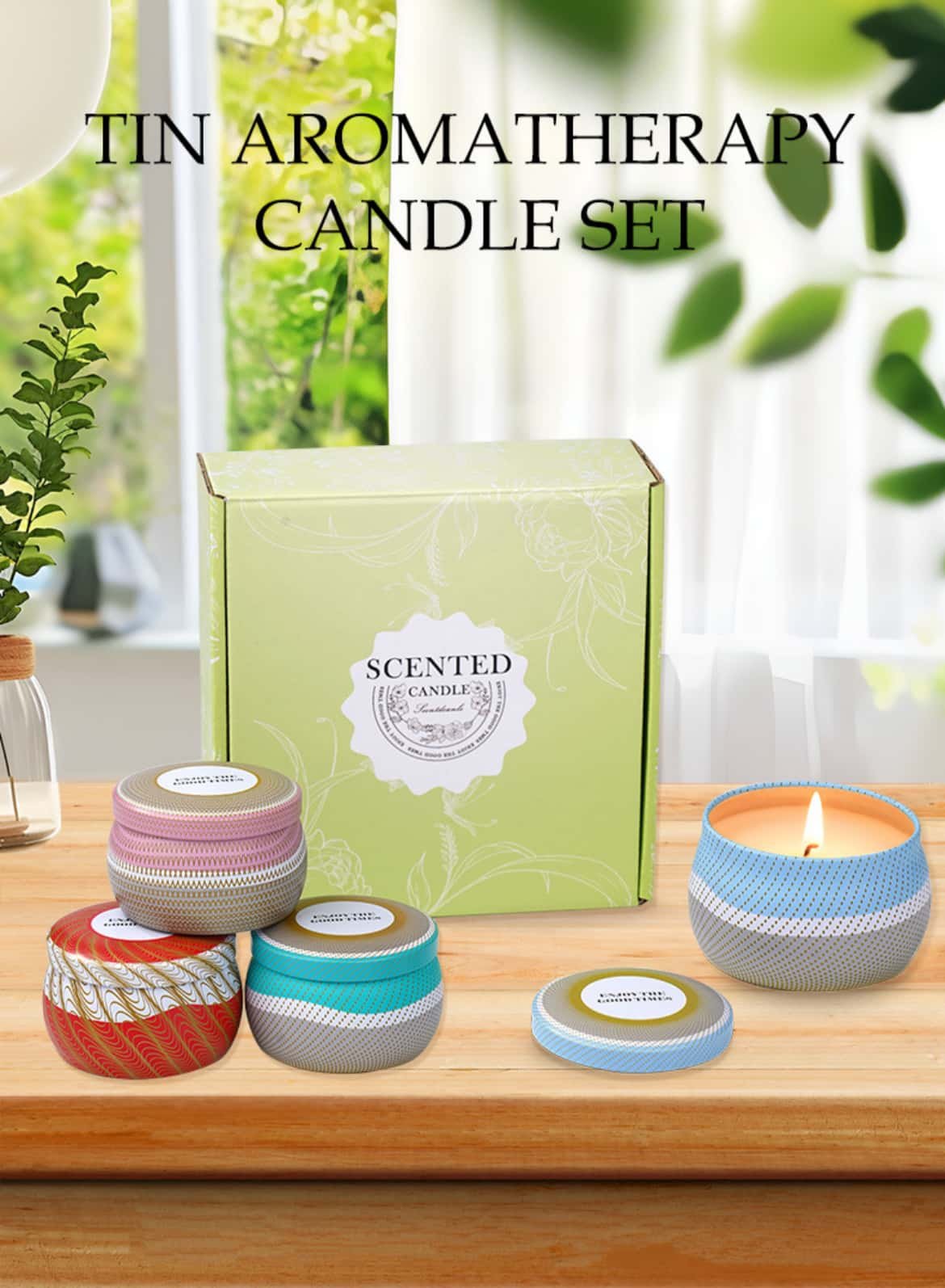 Dopamine Scented Candle Product multi-angle display images