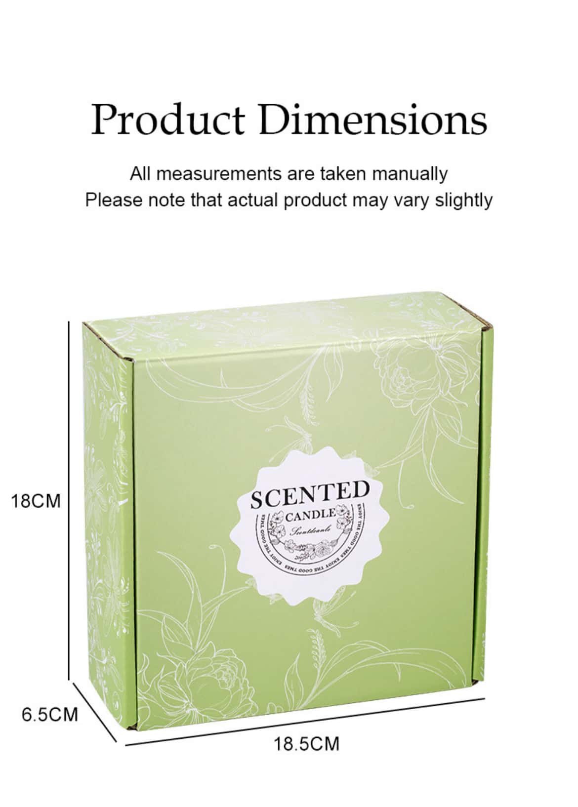 Dopamine Scented Candle Product multi-angle display images