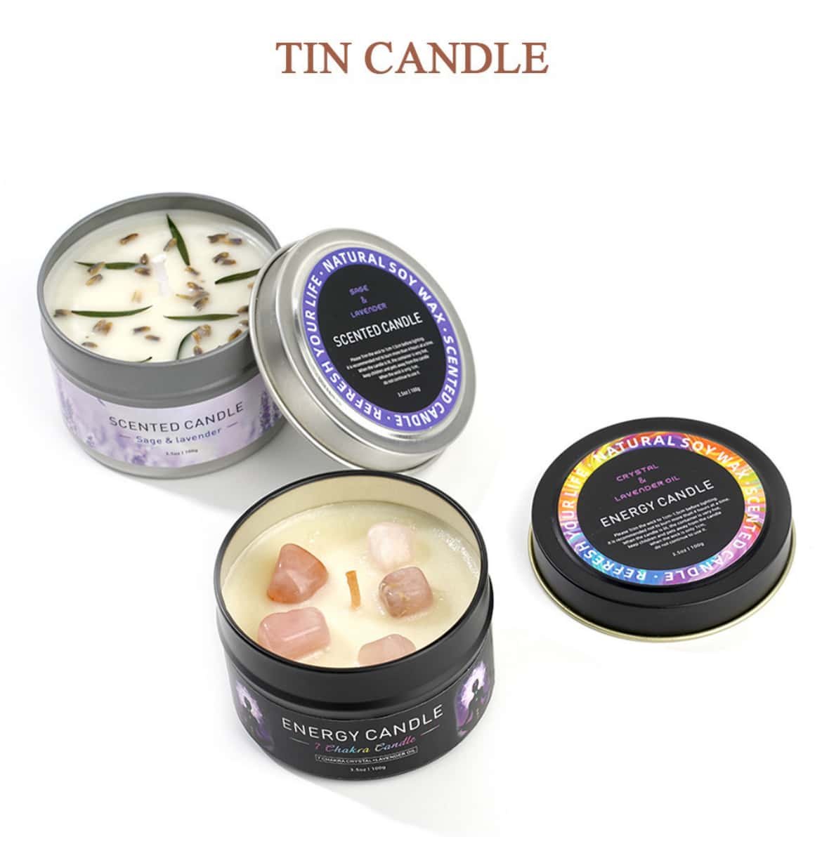 Fresh Scented Candle Product multi-angle display images
