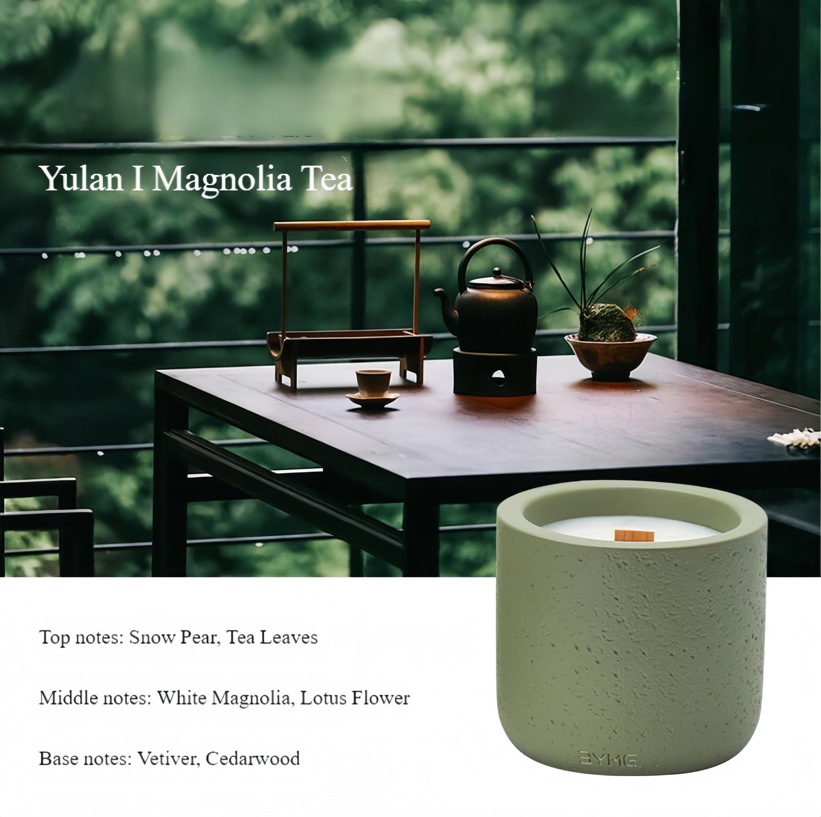 Woody Scented Candle Optional fragrance types