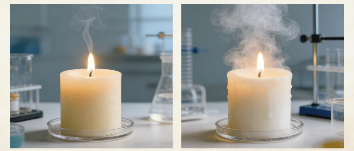 scented candles health risks Smoke comparison