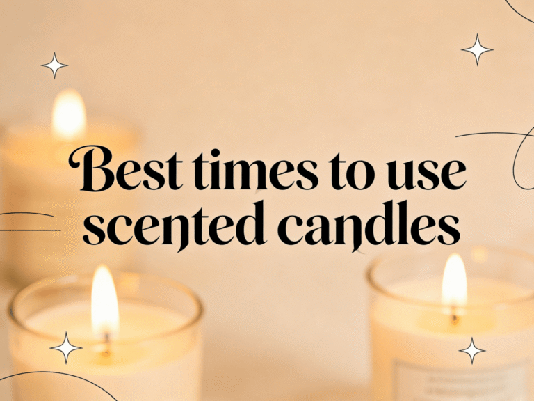 Best times to use scented candles