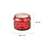 Festive scented candle