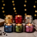 Festive scented candle