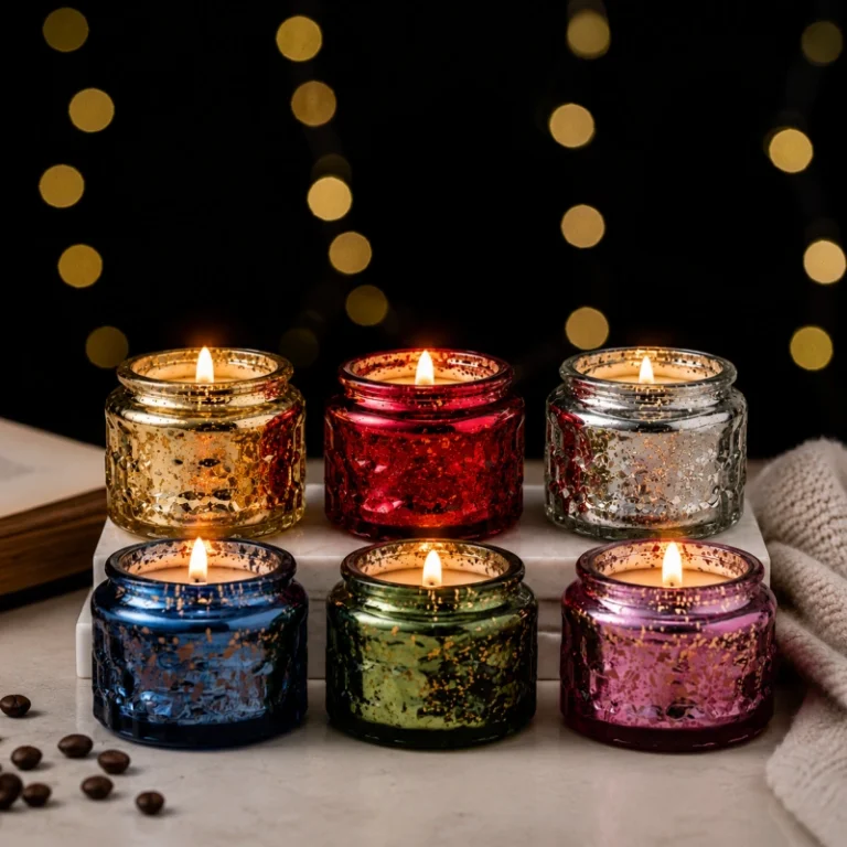 Festive scented candle