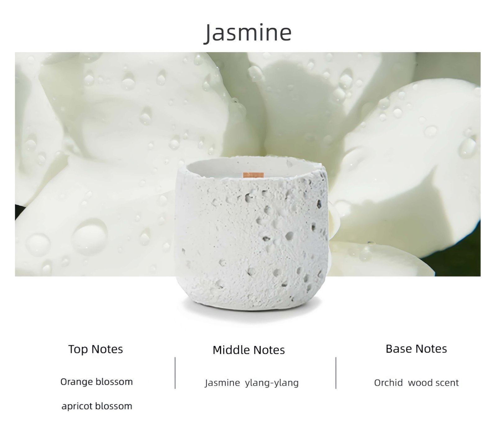 Fresh Air Scented Candle Optional fragrance types