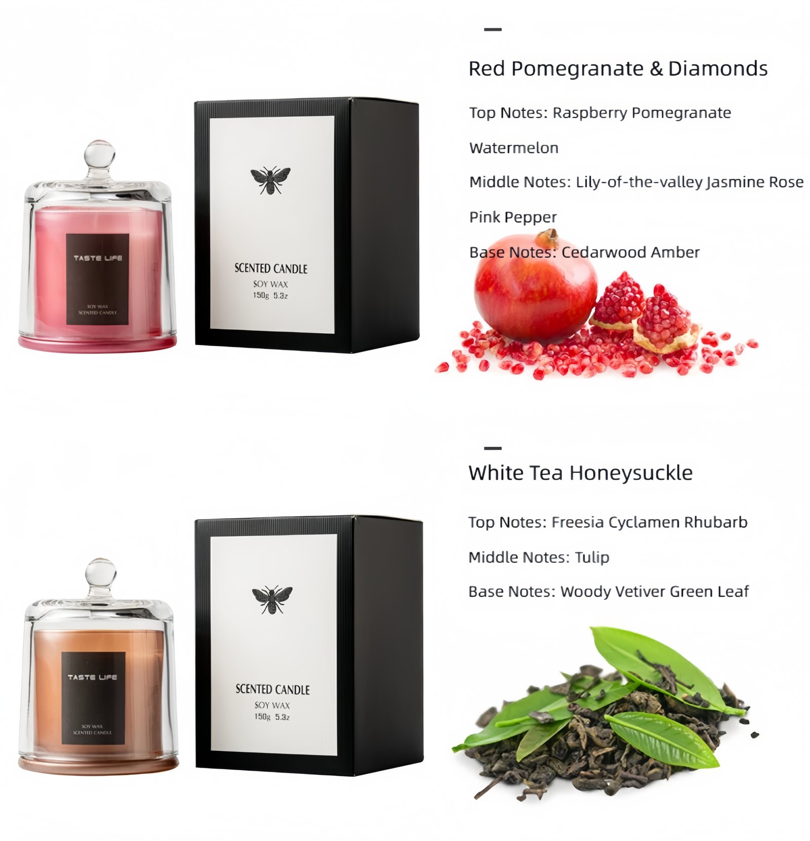 Fruity Floral Scented Candle