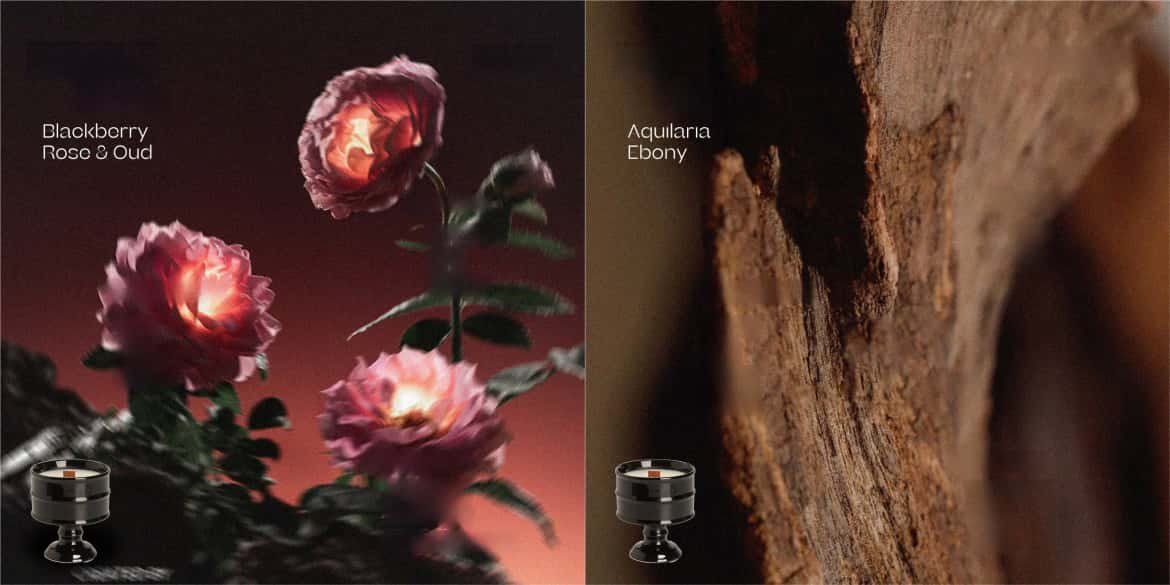 Home Fragrance Scented Candle Details