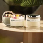 Lavender scented candle