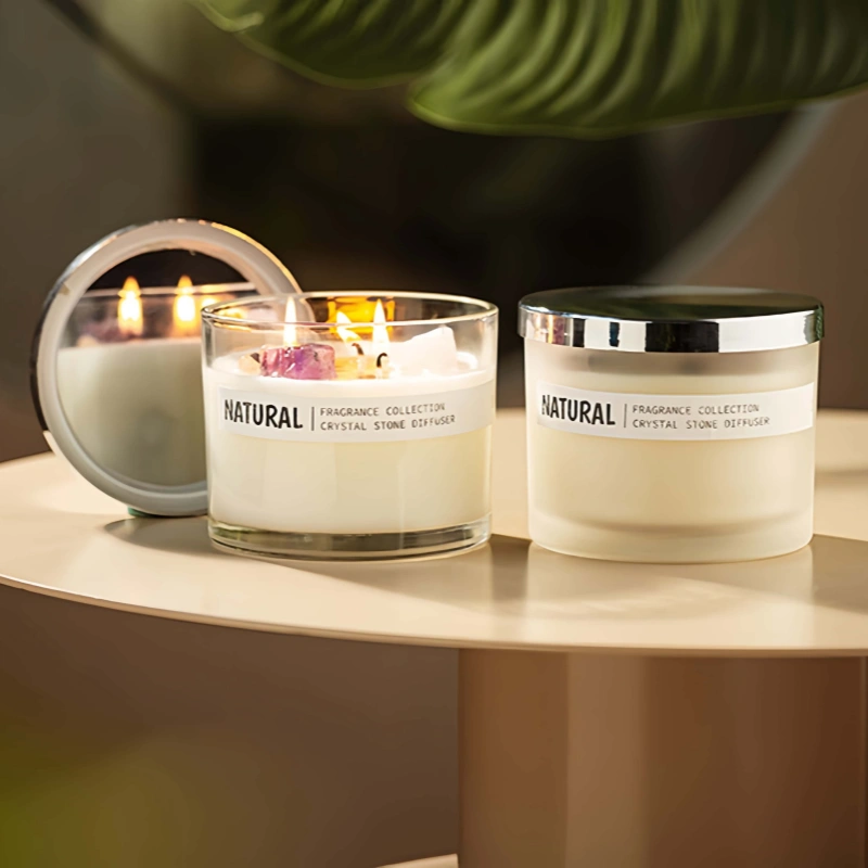 Lavender scented candle