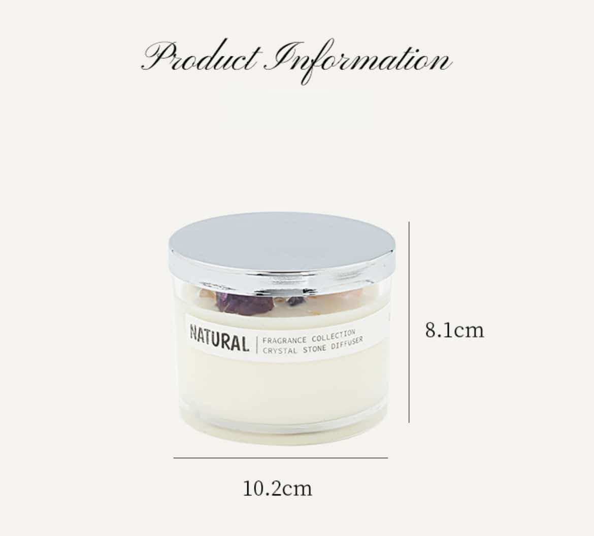 Lavender scented candle Product multi-angle display images