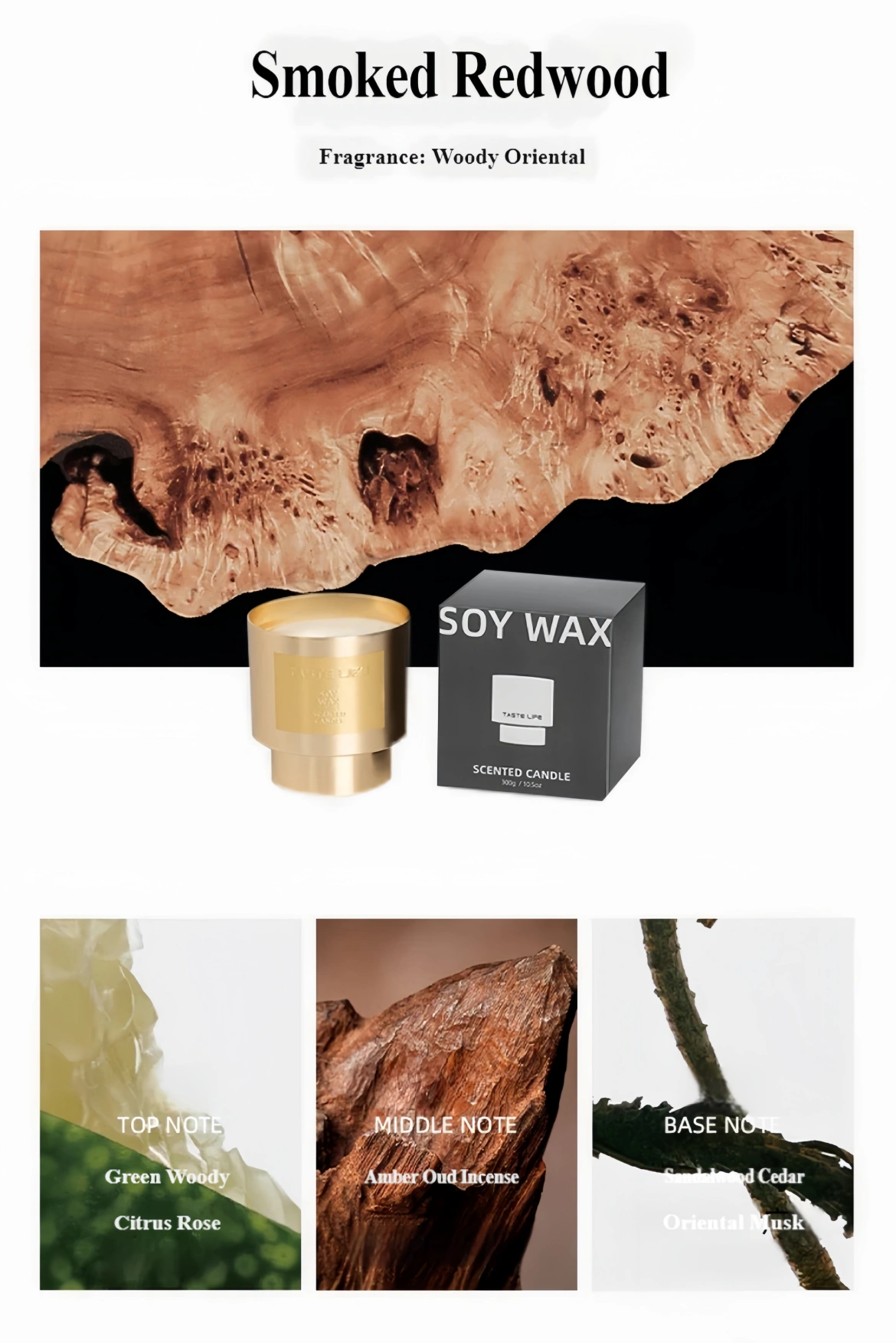 Light Luxury Scented Candle Details