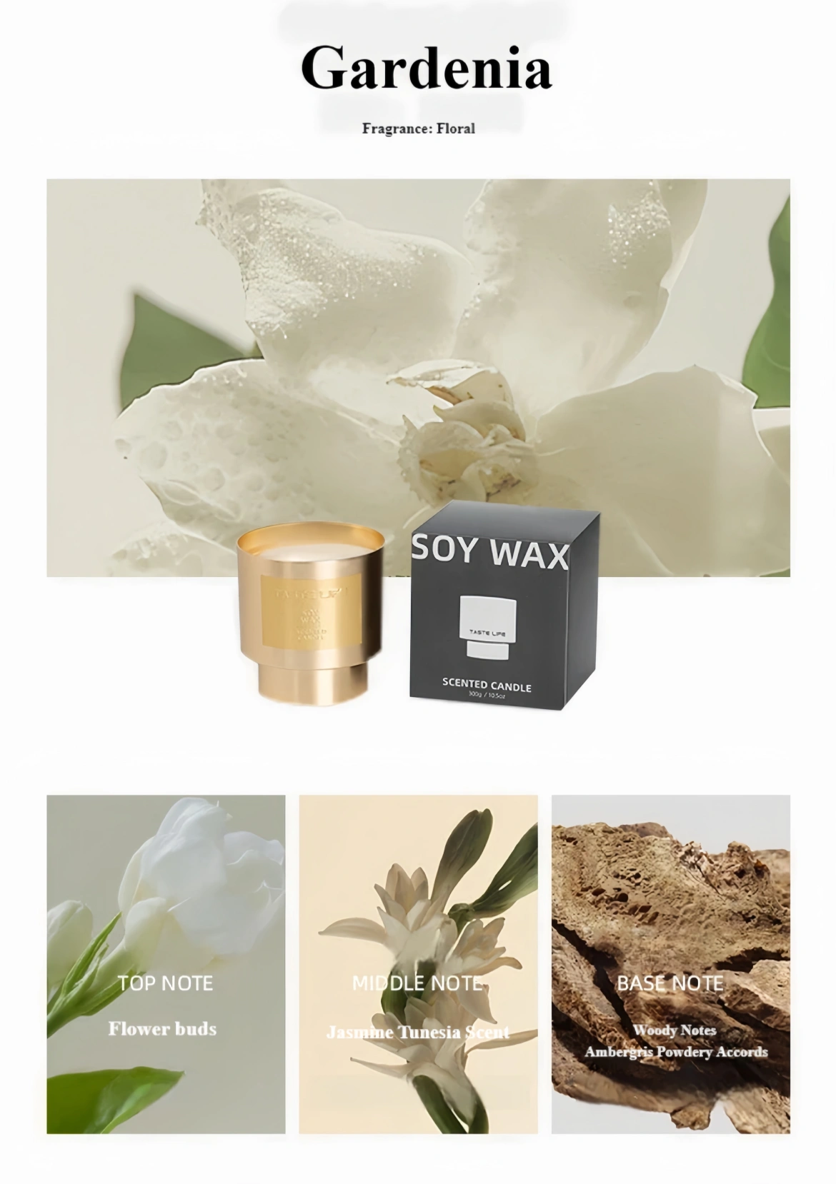Light Luxury Scented Candle Details