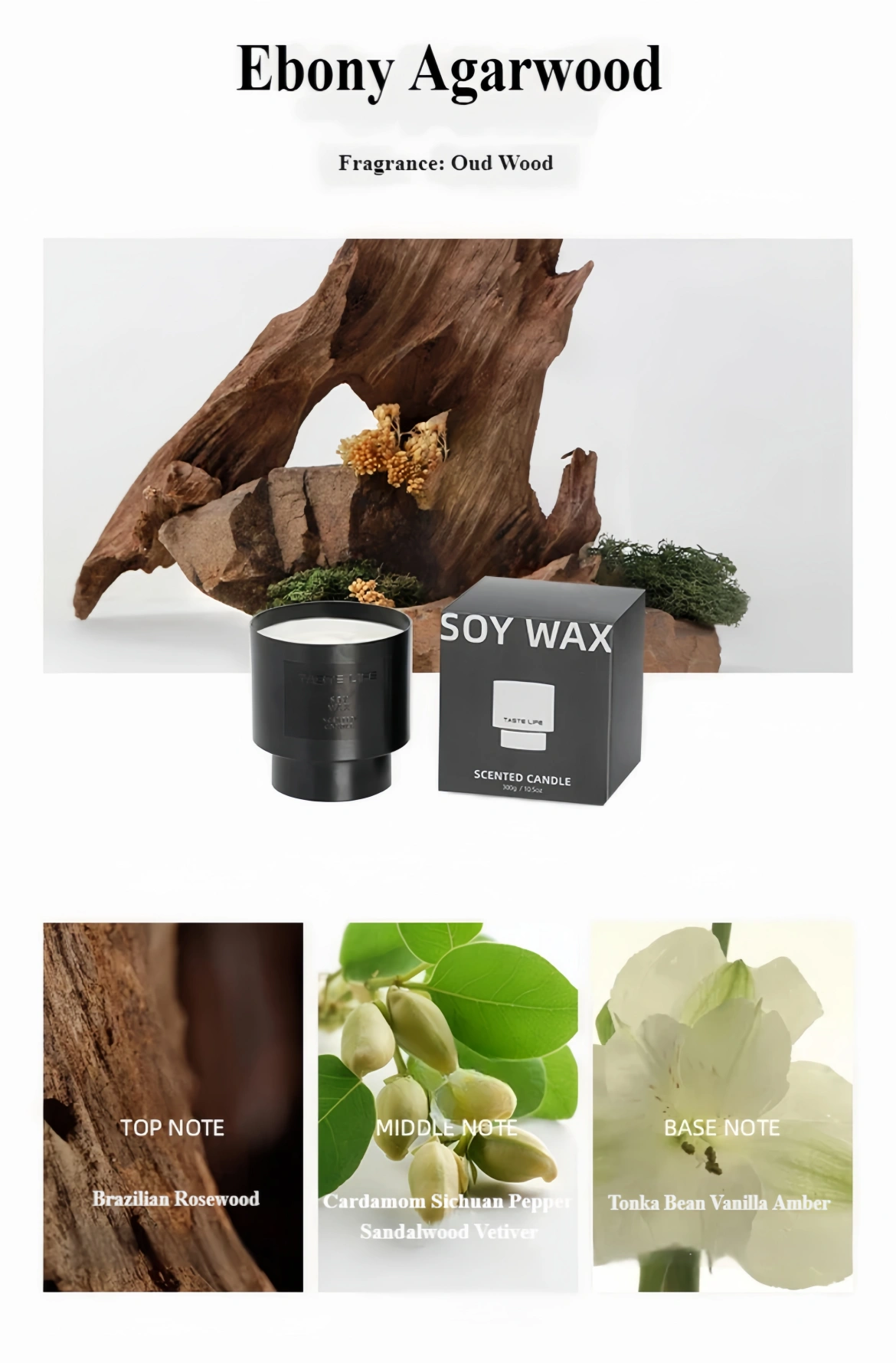 Light Luxury Scented Candle Details