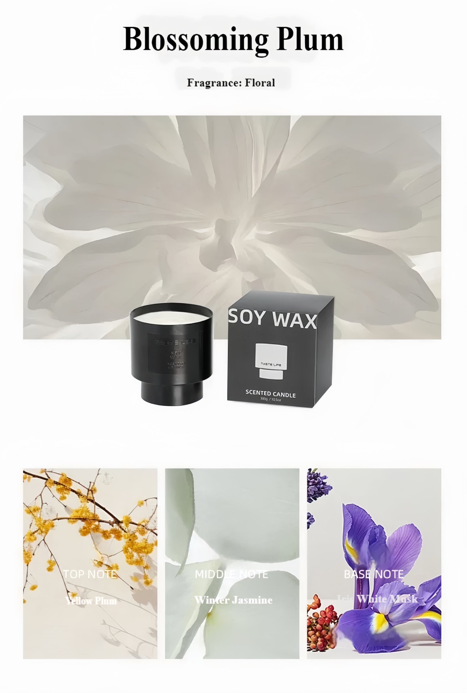 Light Luxury Scented Candle | Metal Cup Premium Souvenir Gift Optional fragrance types