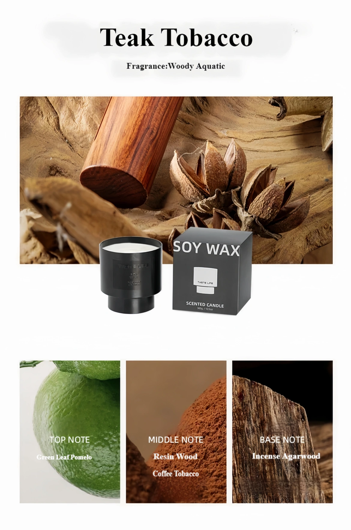 Light Luxury Scented Candle Details