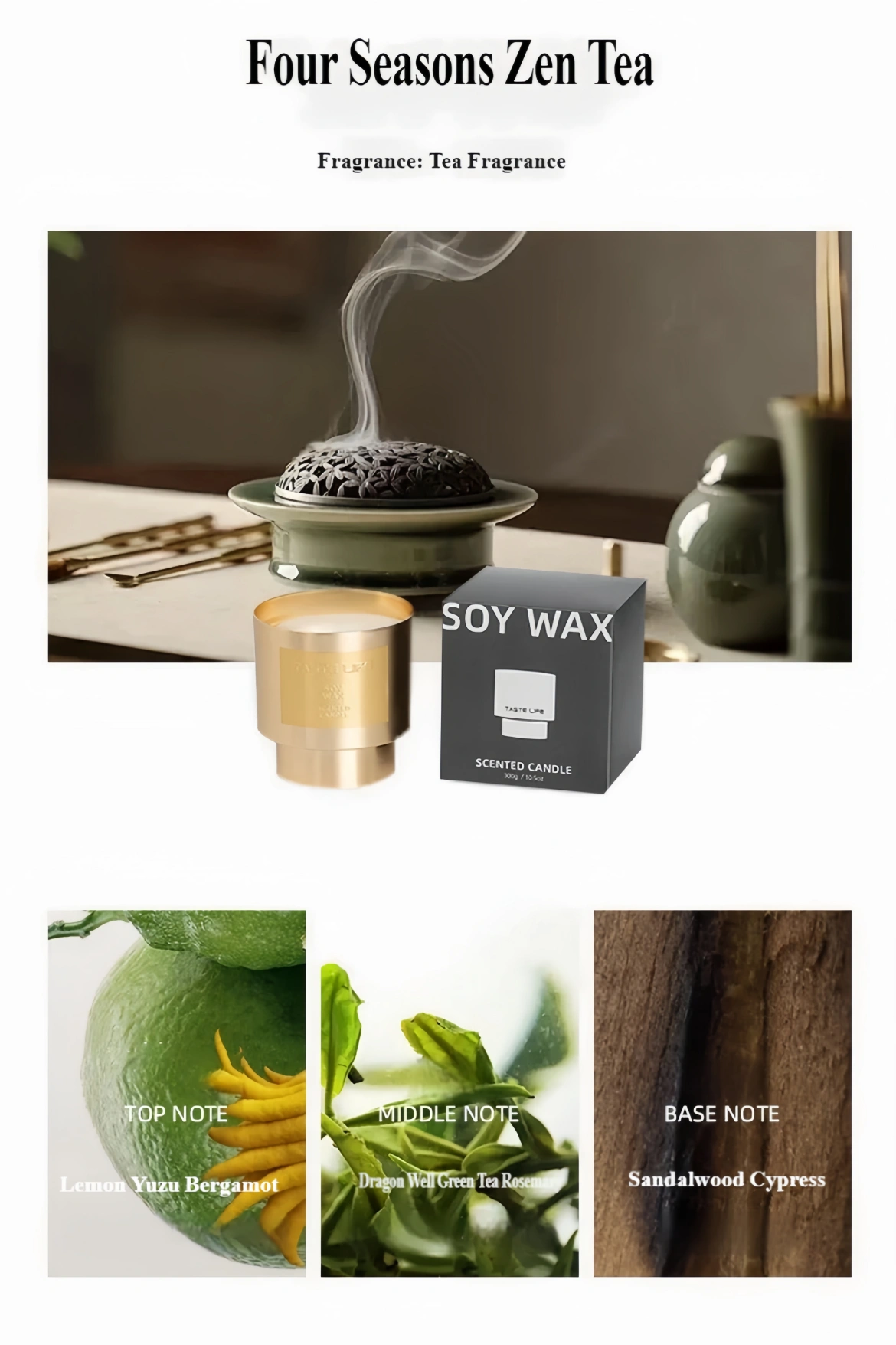 Light Luxury Scented Candle Details