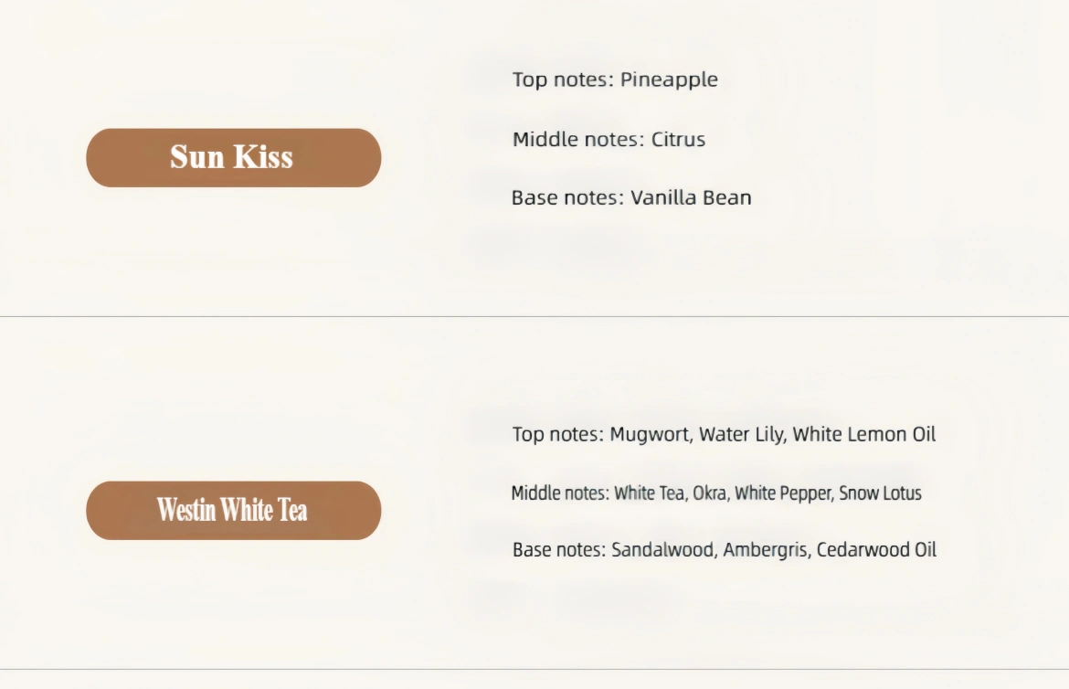 Natural Soy Wax Scented Candle Details