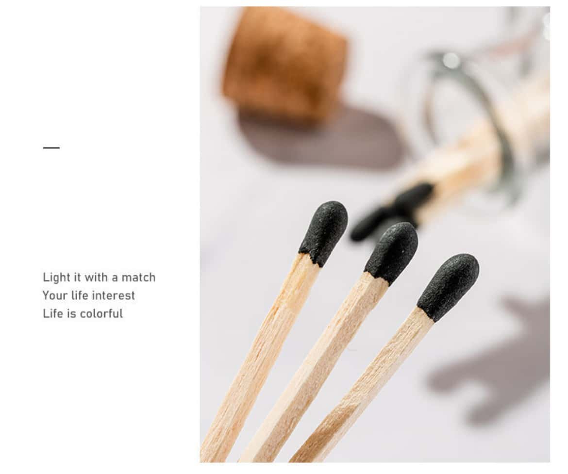 Candle dedicated bottle matches​ Product multi-angle display images