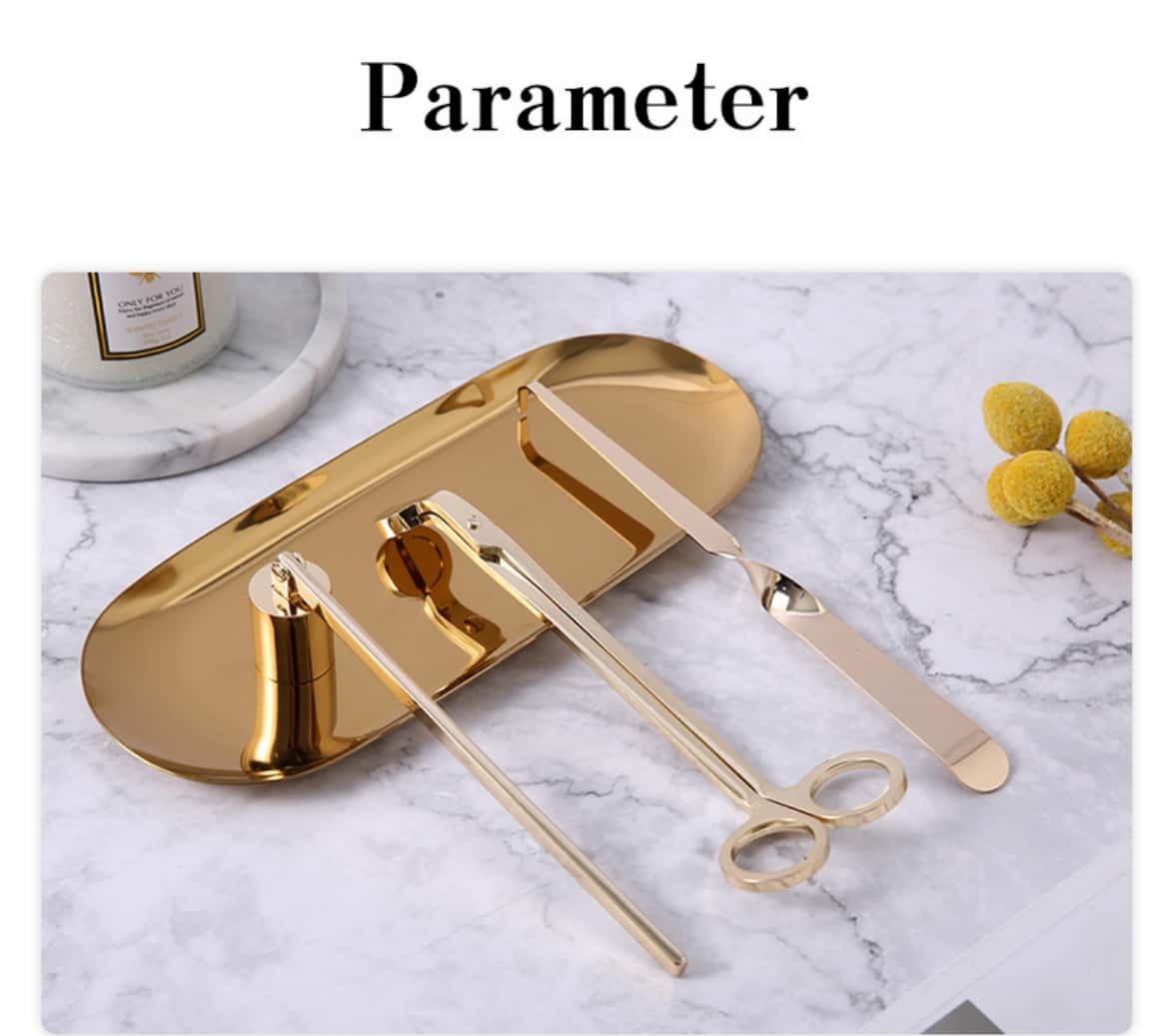 Scented candle stainless steel tool set Product multi-angle display images