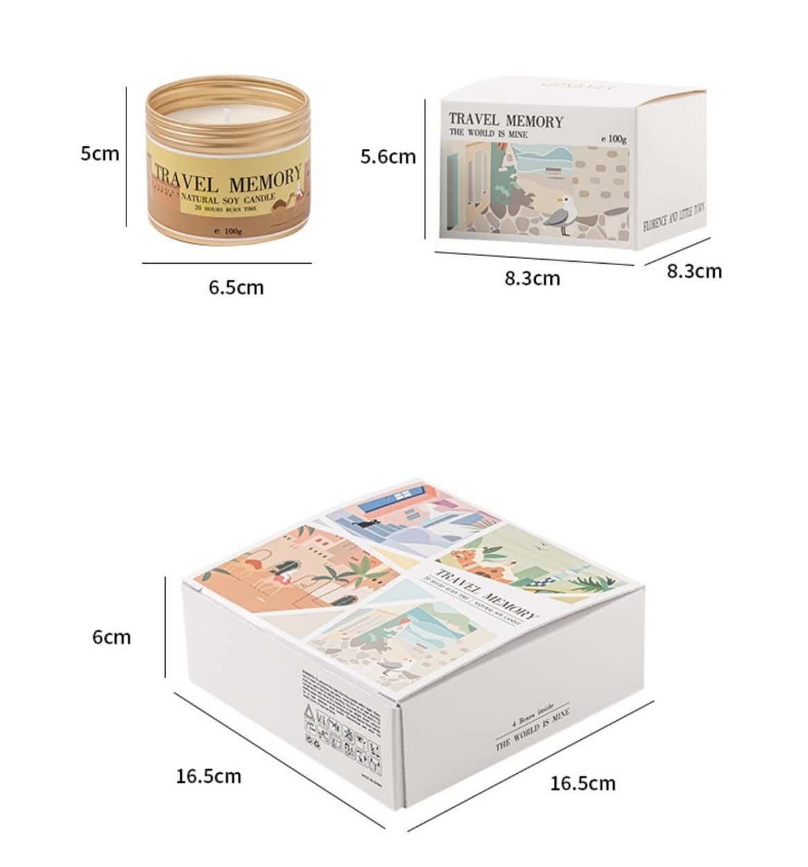 Stress-Relief Scented Candle Product multi-angle display images