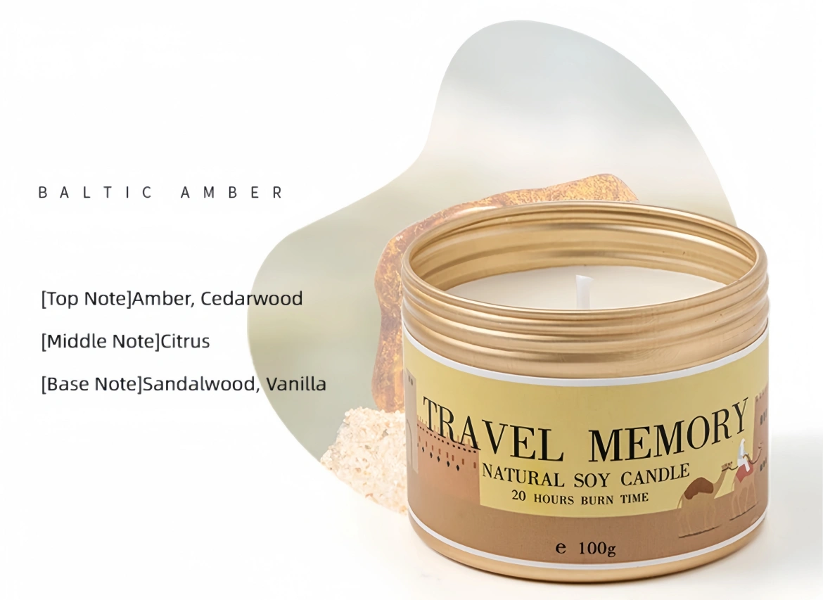 Stress-Relief Scented Candle Optional fragrance types