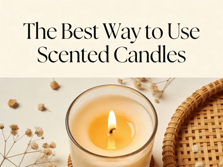 The Best Way to Use Scented Candles