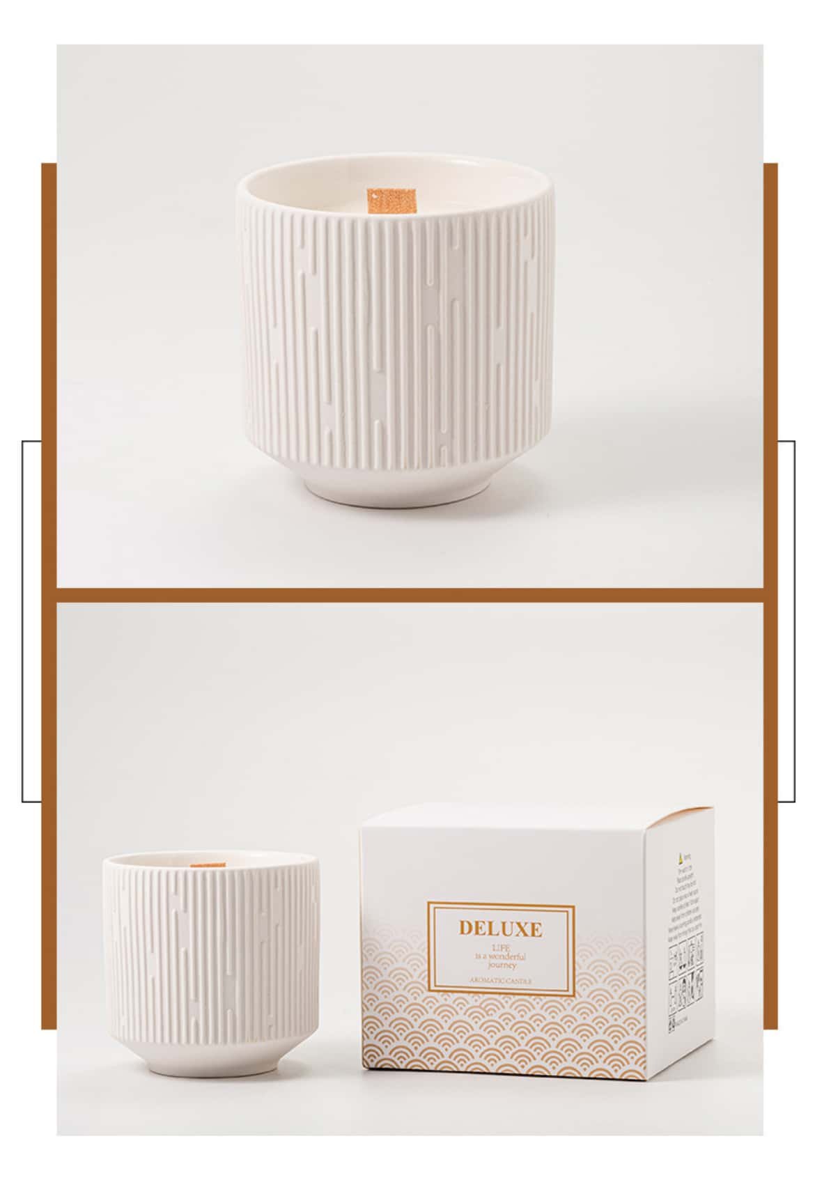 Woody Scented Candle Product multi-angle display images