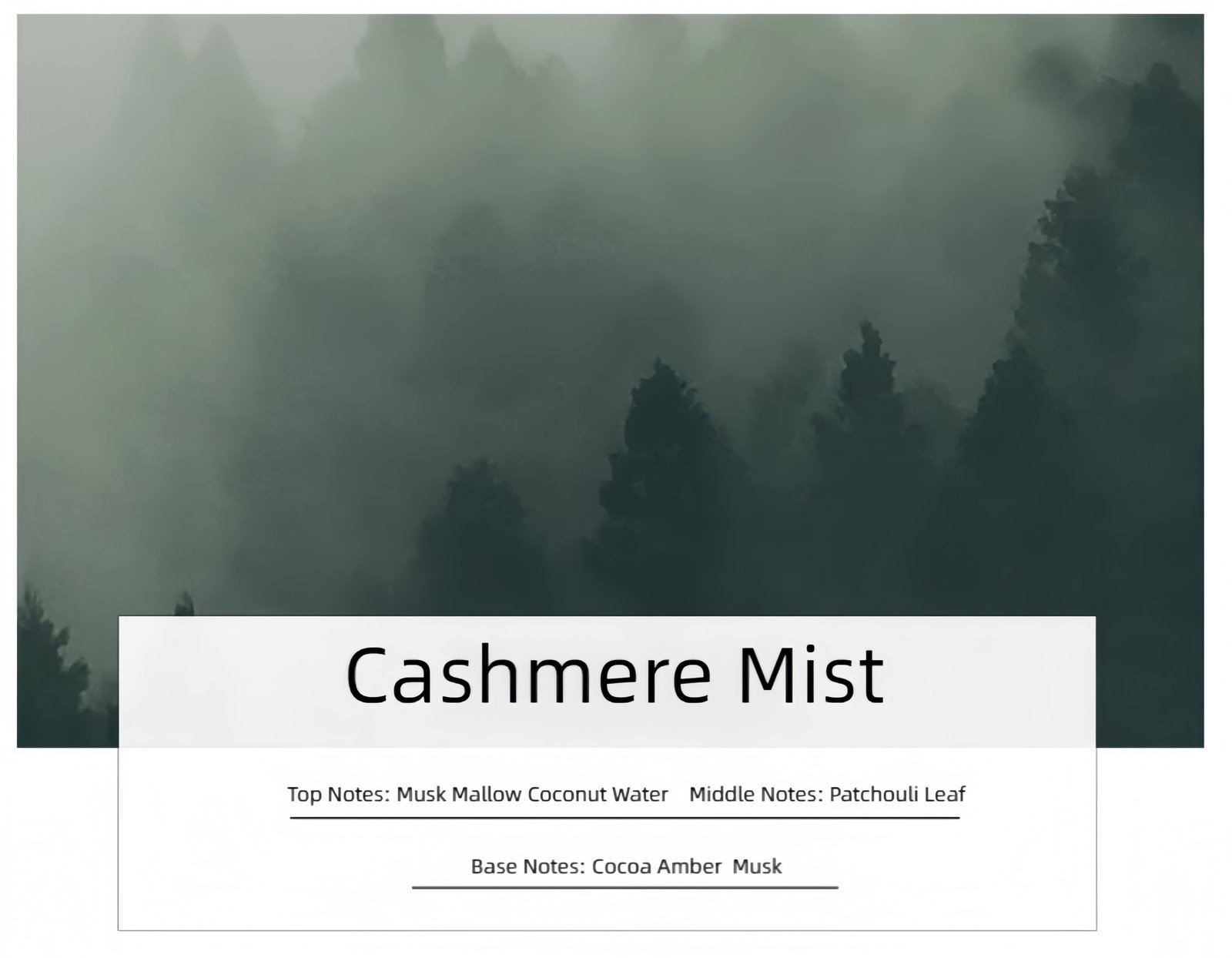 Woody Scented Candle Optional fragrance types