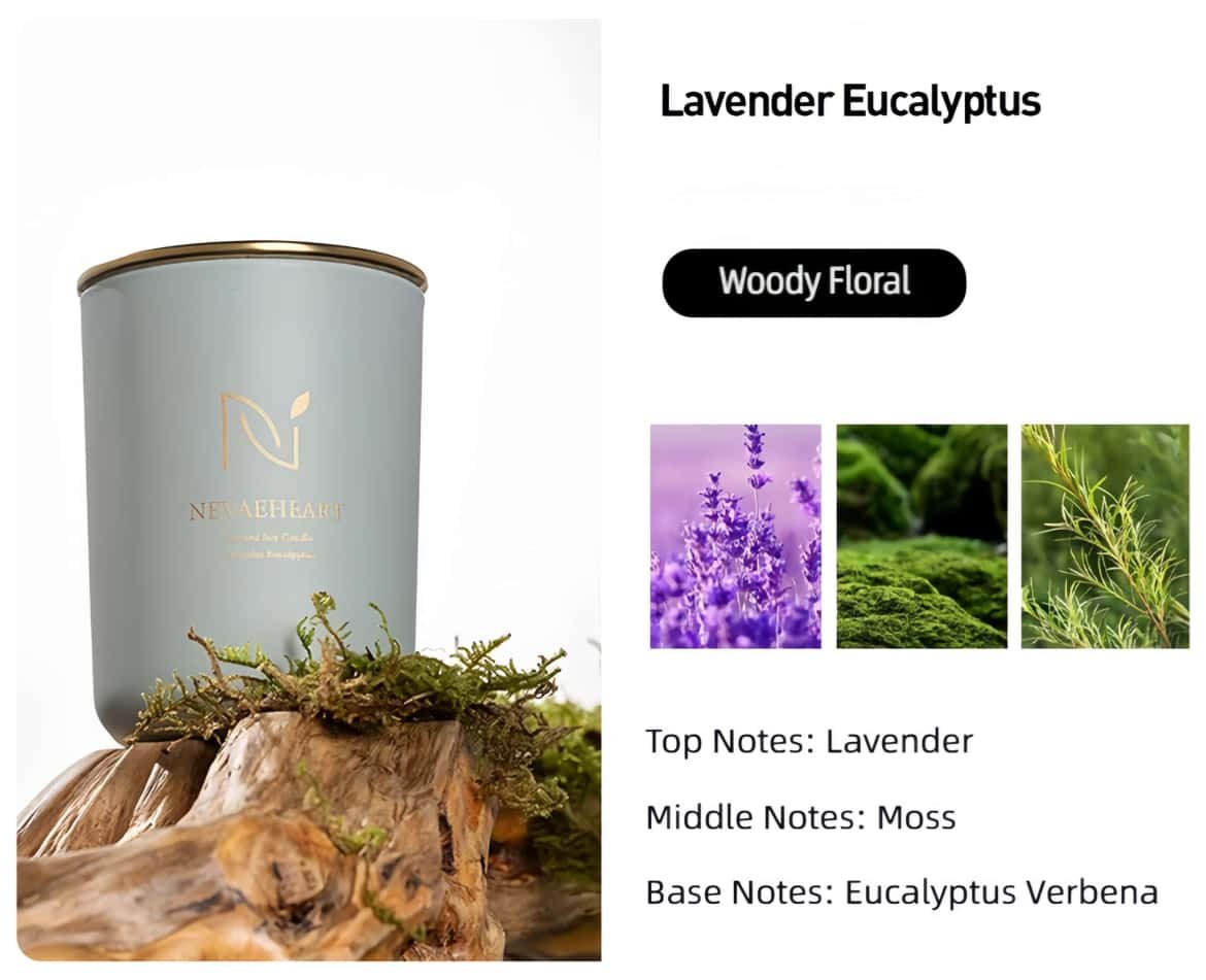 scented candle for relaxation Optional fragrance types