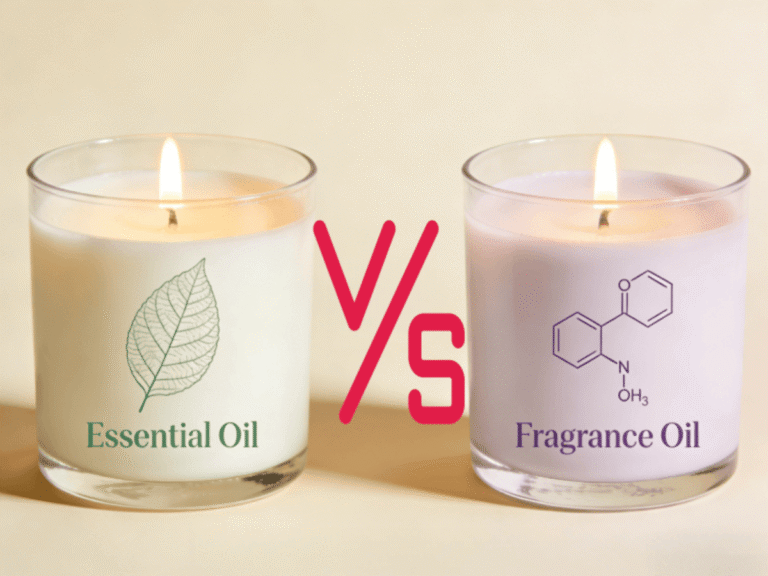 Essential Oil vs Fragrance Oil Scented Candles