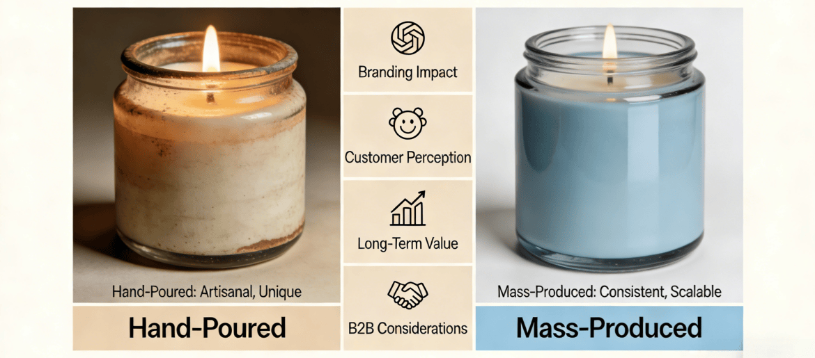 Hand-Poured vs Mass-Produced Scented Candles